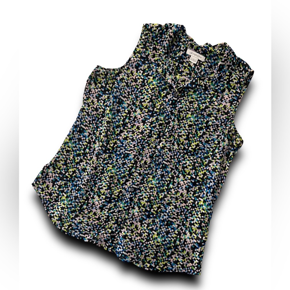 Liz Claiborne Button Front Blouse